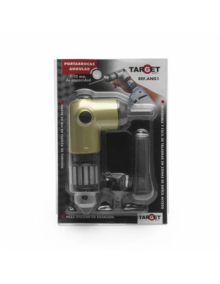 Ref. ANG1 - PORTABROCAS ANGULAR PROFESIONAL con Acoplamiento Hexagonal 8 mm con capacidad de 1-10 mm