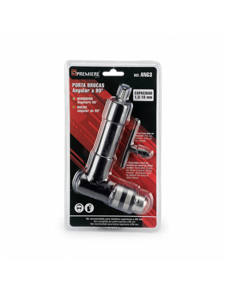 Ref. ANG3 - PORTABROCAS ANGULAR con Acoplamiento Hexagonal 8 mm con capacidad de 1,5-10 mm