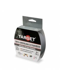 Cinta AMERICANA EXTRAFUERTE TARGET 32 M X 50 mm PLATA