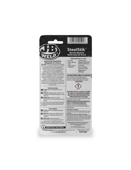 MASILLA BARRITA BICOMPONENTE J-B Weld para  METAL 57 gr