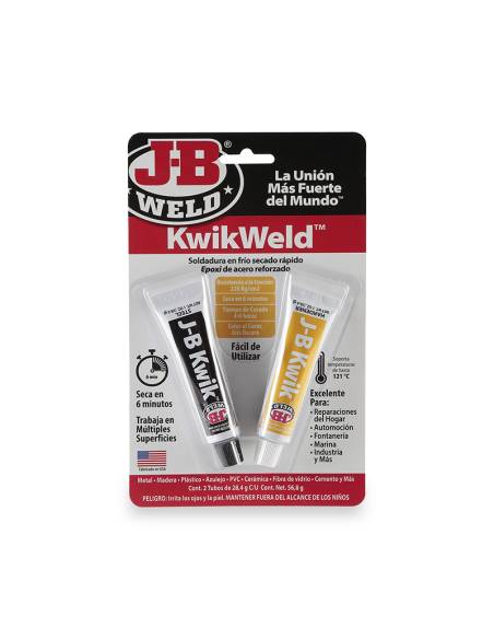 SOLDADURA EN FRIO J-B Weld 2x28,4 gr Secado Rápido