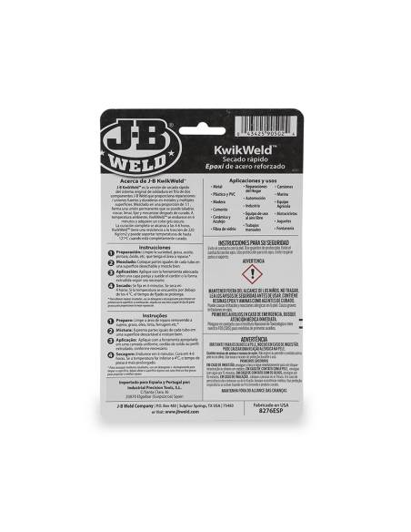 SOLDADURA EN FRIO J-B Weld 2x28,4 gr Secado Rápido