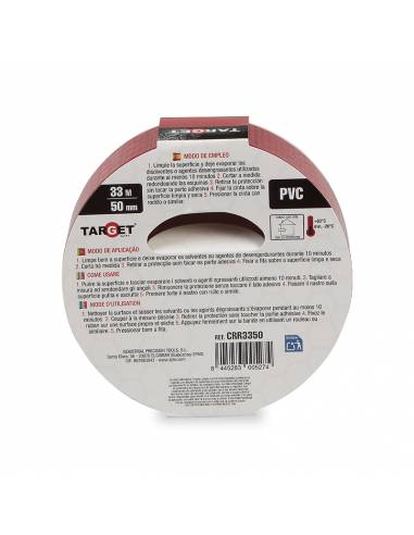 Cinta REFLECTANTE ROJA 33M X 50mm