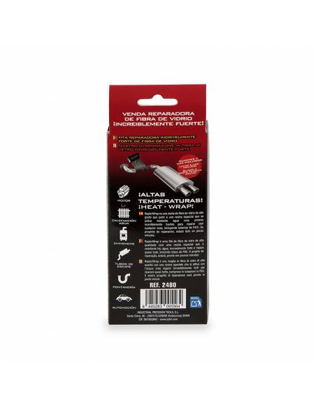 Cinta Reparadora de FIBRA DE VIDRIO Altas Temperaturas Raptor Wrap 200 X 5 Centímetros