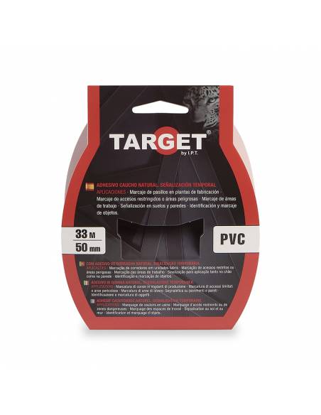 CINTA SEÑALIZACION ADHESIVA 33 M X 50 mm ROJA