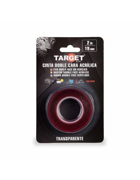 Ref. C170219 - Cinta DOBLE CARA Transparente Acrílica - 2 M x 19 mm