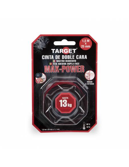 Ref. C2610 - CINTA DOBLE CARA MAX-POWER 1,5M X 25mm