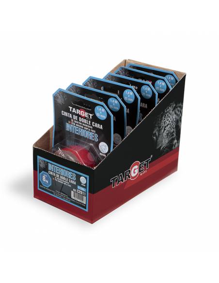 Ref. C2611 - CINTA DOBLE CARA GRIS INTERIORES 1,4M X 25mm