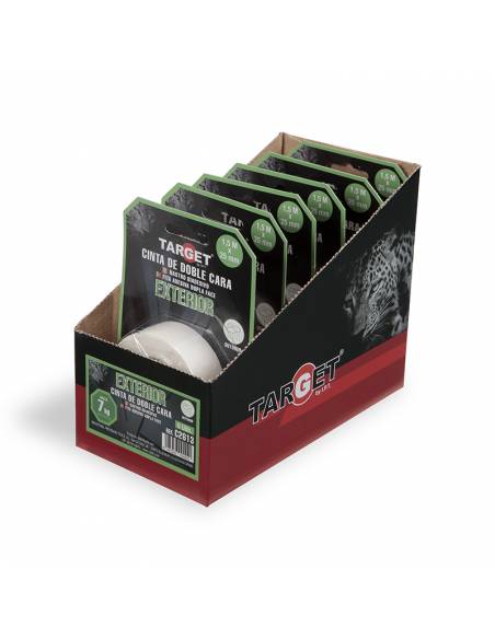 Ref. C2613 - CINTA DOBLE CARA BLANCA EXTERIORES 1,5M X 25mm