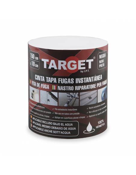 Cinta TAPAFUGAS 150 X 10 cm NEGRA