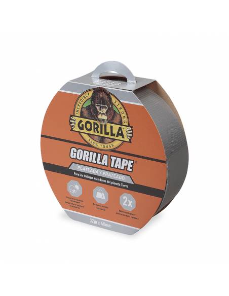 Cinta AMERICANA GORILLA 32M x 48mm PLATA