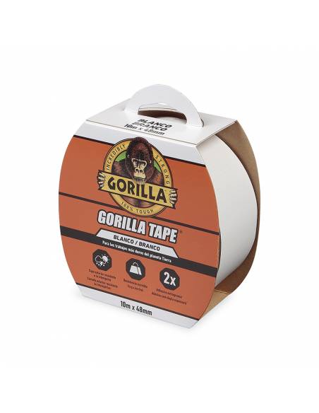 Cinta AMERICANA GORILLA 10M x 48mm BLANCA
