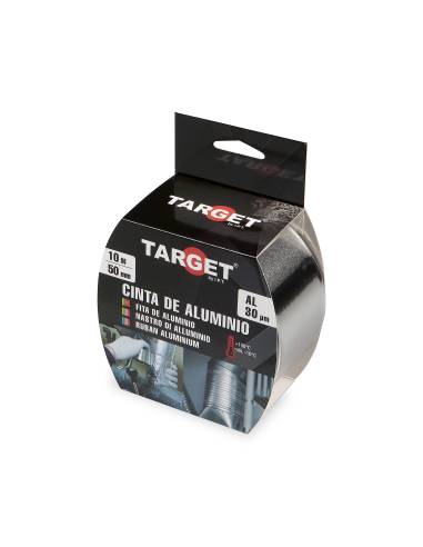 Cinta de ALUMINIO Adhesiva 10 M X 50 mm