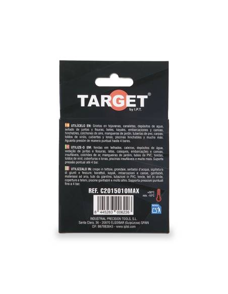 CINTA TAPA FUGAS BUTILO NEGRA 150X10CMS.