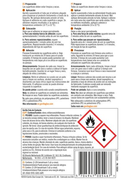 ADHESIVO de CONTACTO GORILLA  75 gr