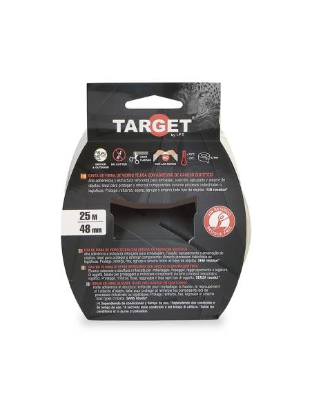 Cinta PROTECTORA FIBRA 25M X 48mm SIN RESIDUO