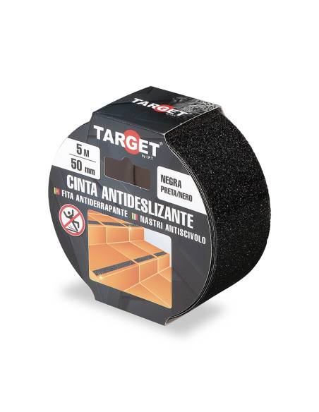 Cinta Adhesiva ANTIDESLIZANTE Negra 5M x 50mm