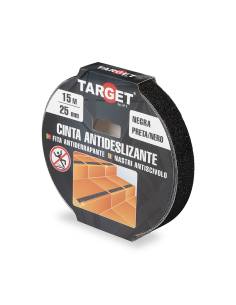Cinta Adhesiva ANTIDESLIZANTE Negra 15M x 25mm