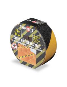 Cinta Adhesiva ANTIDESLIZANTE Amarilla y Negra 10M x 50mm