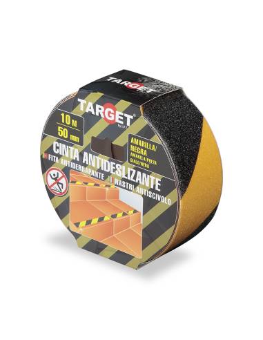 Cinta Adhesiva ANTIDESLIZANTE Amarilla y Negra...