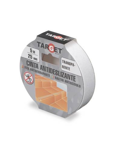 Cinta Adhesiva ANTIDESLIZANTE Transparente 5M x...