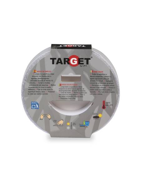 Cinta Adhesiva ANTIDESLIZANTE Transparente 5M x 25mm