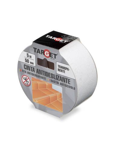 Cinta Adhesiva ANTIDESLIZANTE Transparente 5M x...