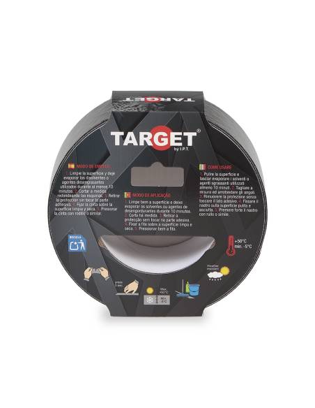 Cinta ANTIDESLIZANTE de VINILO PIES DESCALZOS Negra 10M X 50mm