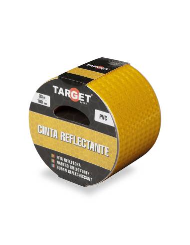 Cinta REFLECTANTE AMARILLA 33M X 100mm