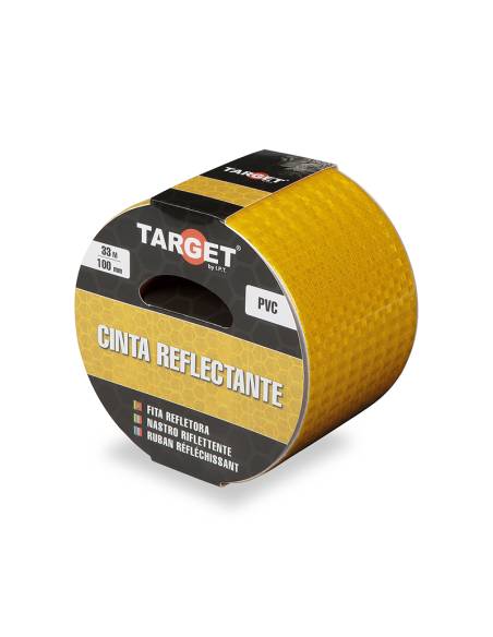 Cinta REFLECTANTE AMARILLA 33M X 100mm