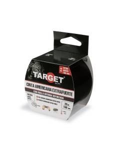 Cinta AMERICANA EXTRAFUERTE TARGET 20 M X 100 mm NEGRA...