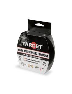 Cinta AMERICANA EXTRAFUERTE TARGET 32 M X 50 mm NEGRA
