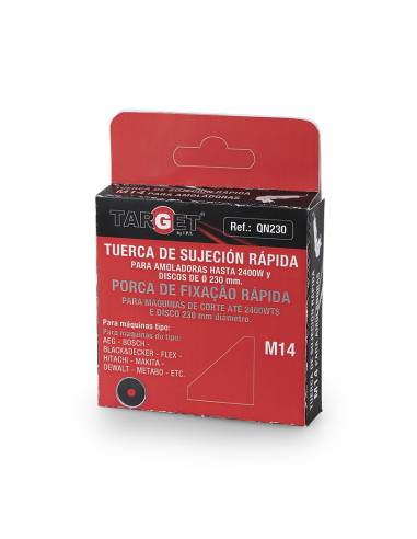 Ref. QN230 - TUERCA de Sujeción Rápida M14 y Ø...