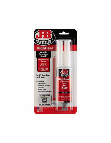 REF. 50197 - Jeringa EPOXI J-B Weld ALTAS TEMPERATURAS 25 ml