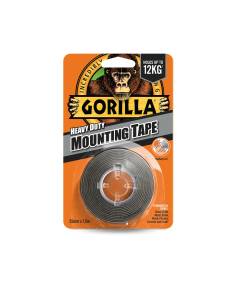Cinta DOBLE CARA GORILLA 1,5M x 25mm HEAVY DUTY