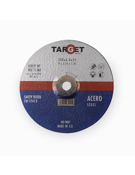 GAMA COMPLETA DISCOS Abrasivos de DESBASTE para ACERO / HIERRO