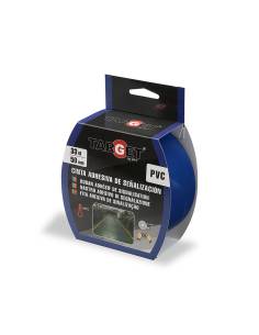 CINTA de SEÑALIZACION ADHESIVA 33 M X 50 mm AZUL