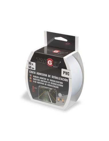 CINTA de SEÑALIZACION ADHESIVA 33 M X 50 mm BLANCA