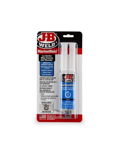 Jeringa EPOXI J-B Weld MARINE WELD ACERO 25 ml