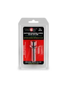 Ref. 6ATOR - Adaptador con Cogida HEXAGONAL de 6mm Salida...